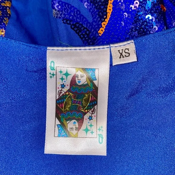 QUEEN OF SPARKLES QOS Animal Icon Dress size xs - Picture 7 of 10